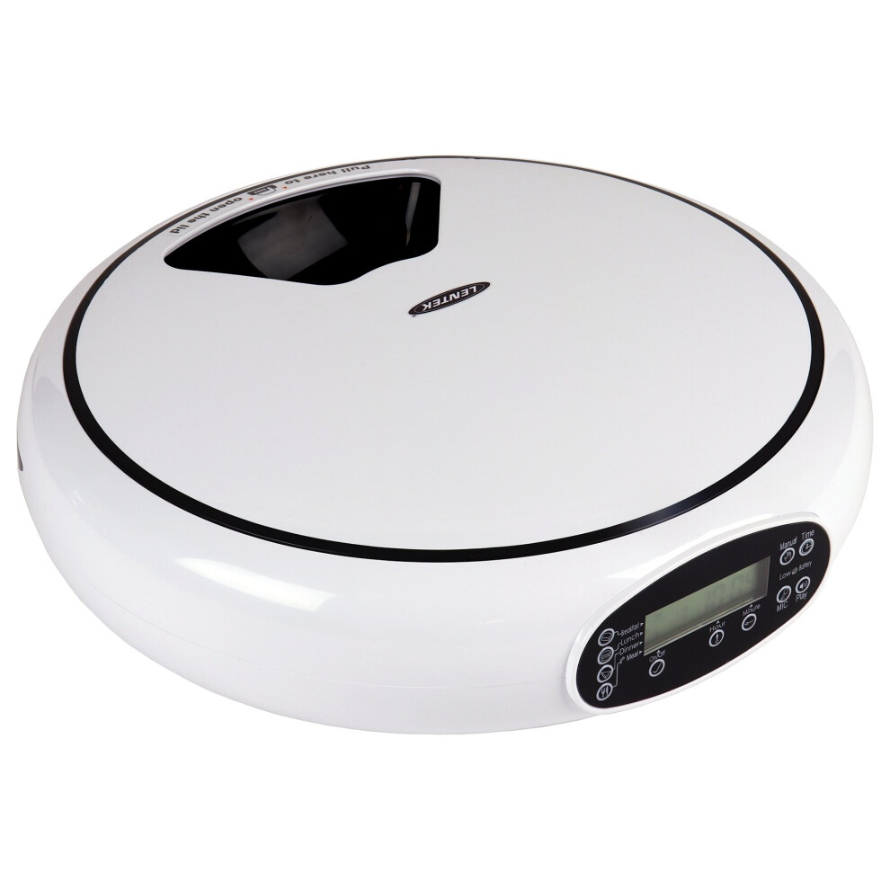 Koolatron Pet Fedder With Voice Message Automatic Lentek Five Meal