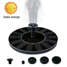(Solar Garden Fountain (Without LED Lighs)) Solar Powered Fountain | Solar Bird Bath Pump Free Get Luminous Stone