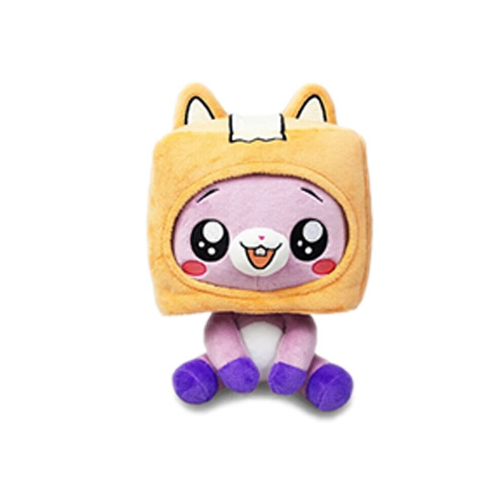 (FOXY, 20cm/7.8in) Lankybox Plush Toy BOXY FOXY ROCKY Stuffed Doll