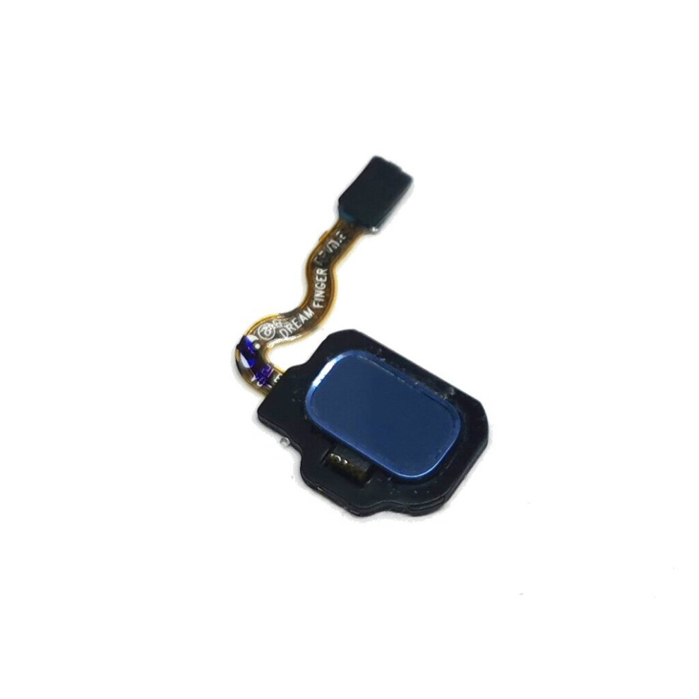 Used - Compatible With Samsung Galaxy S8 Sm-G950f / S8+ Sm-G955f Fingerprint Home Key Blue 7437135374318