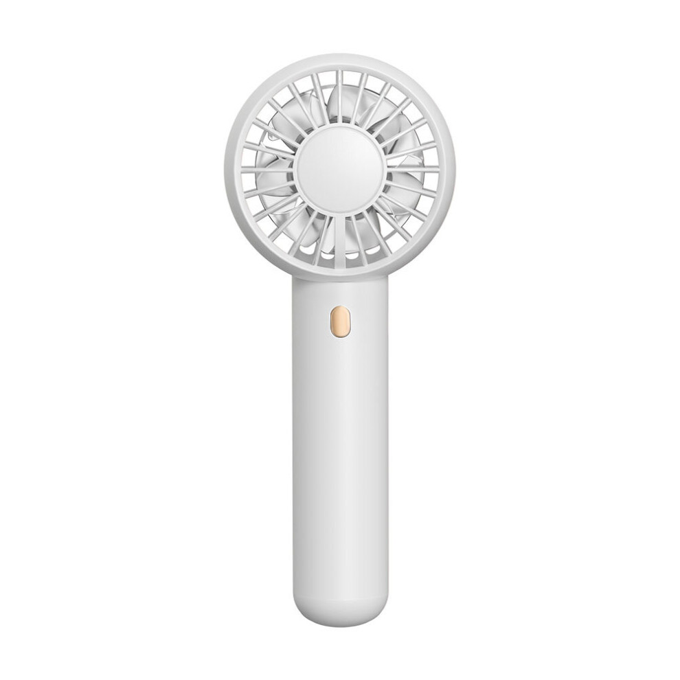 (White) Mini Handheld Fan 1500mAh Small Pocket Desk Fan