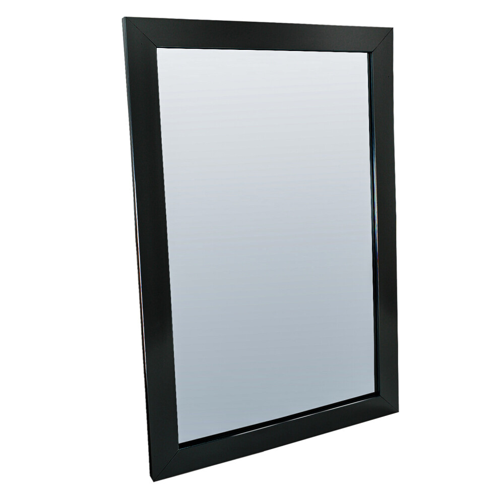 (Black, Small) Full Length Mirror Long Wall Mounted Bathroom Bedroom Hall Living Dressing Room