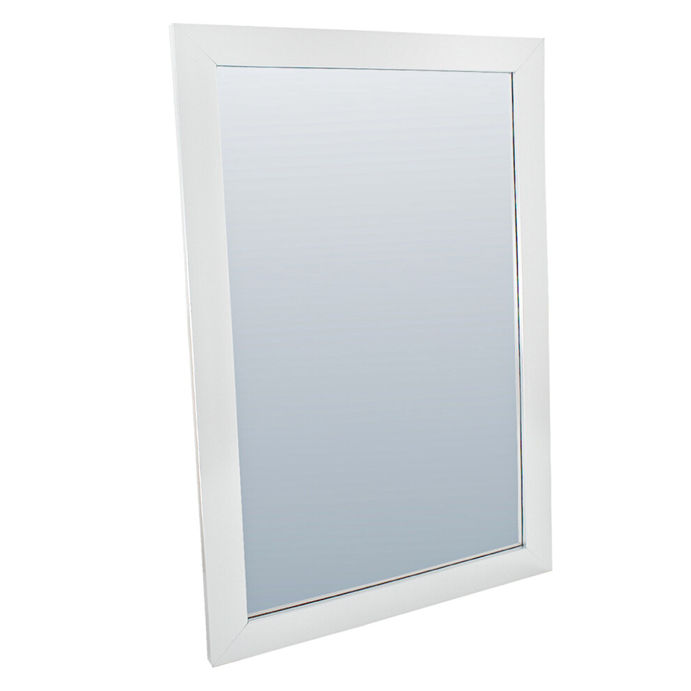 Daniel James (White, Small) Full Length Mirror Long Wall Mounted Bathroom Bedroom Hall Living Dressing Room Black