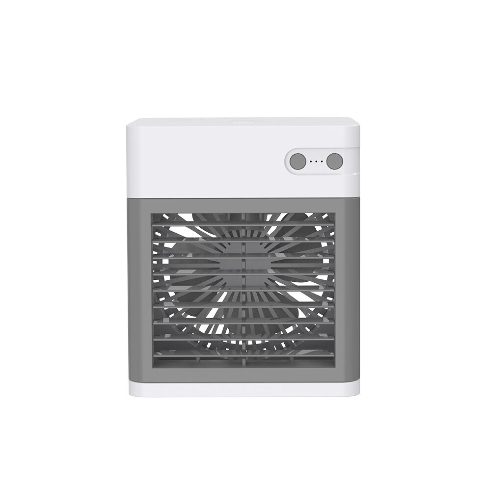 (White) Air Conditioner Desktop Mini Fan Water Cooling Fan-image-OPC-P7TPKTW-NEW