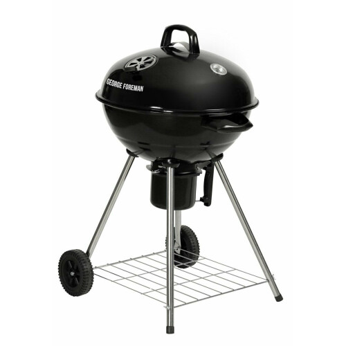 George Foreman George Foreman 48cm Kettle Charcoal BBQ - Black