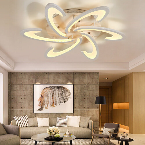 Living And Home (Dimmable) Crystal LED Ceiling Light Modern Pendant Chandelier Lamp 1