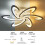 Living And Home (Dimmable) Crystal LED Ceiling Light Modern Pendant Chandelier Lamp 7