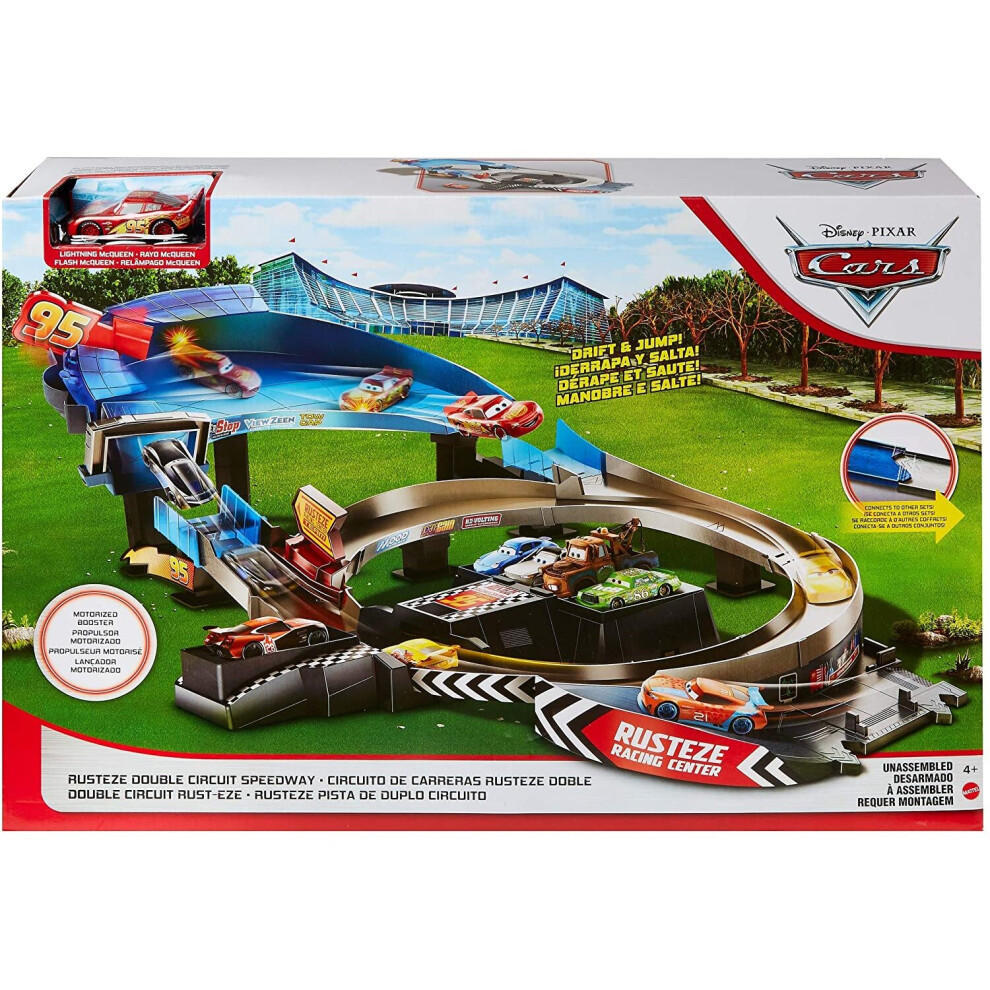 Disney Pixar Cars Rusteze Double Circuit Speedway