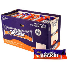 Cadbury Double Decker Chocolate Bar (48 x 54.5g) Best Bef 01.09.2021