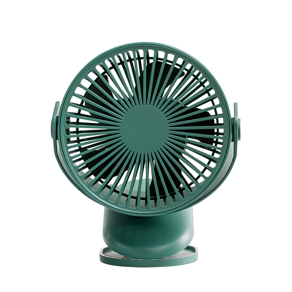 (Green) Clip Fan 360-degree Rotating Mute 4-Speed Fans-image-OPC-P7TPKH5-NEW