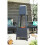 La Hacienda La Hacienda Contemporary Silver Top Chimenea - Black 3