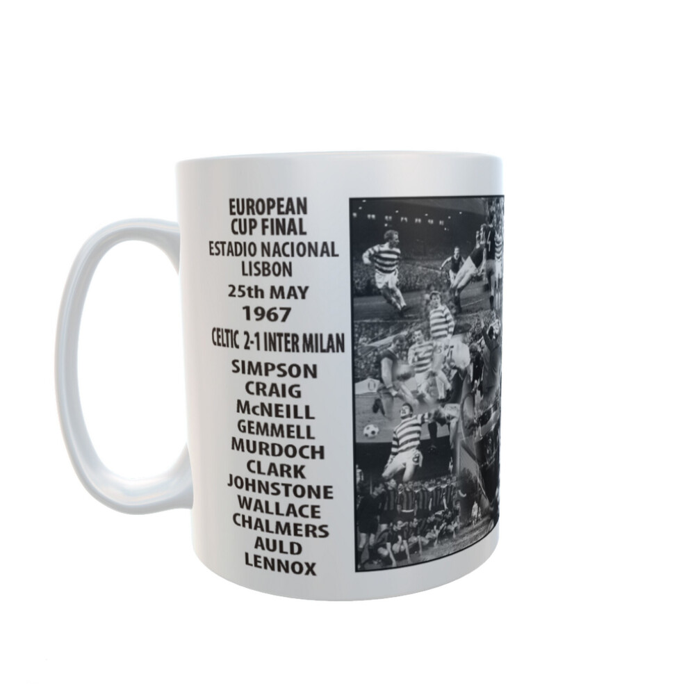 European Cup Final 1967 Celtic Lisbon Lions Football Ceramic Gift Mug