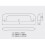 GTV (256mm, Black) MILANO -  drawer door handles 2