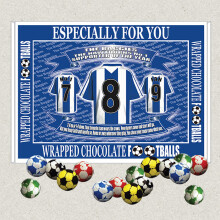 (Chocolate Footballs ) West Bromwich Football Shirt Gift Boxed Sweets