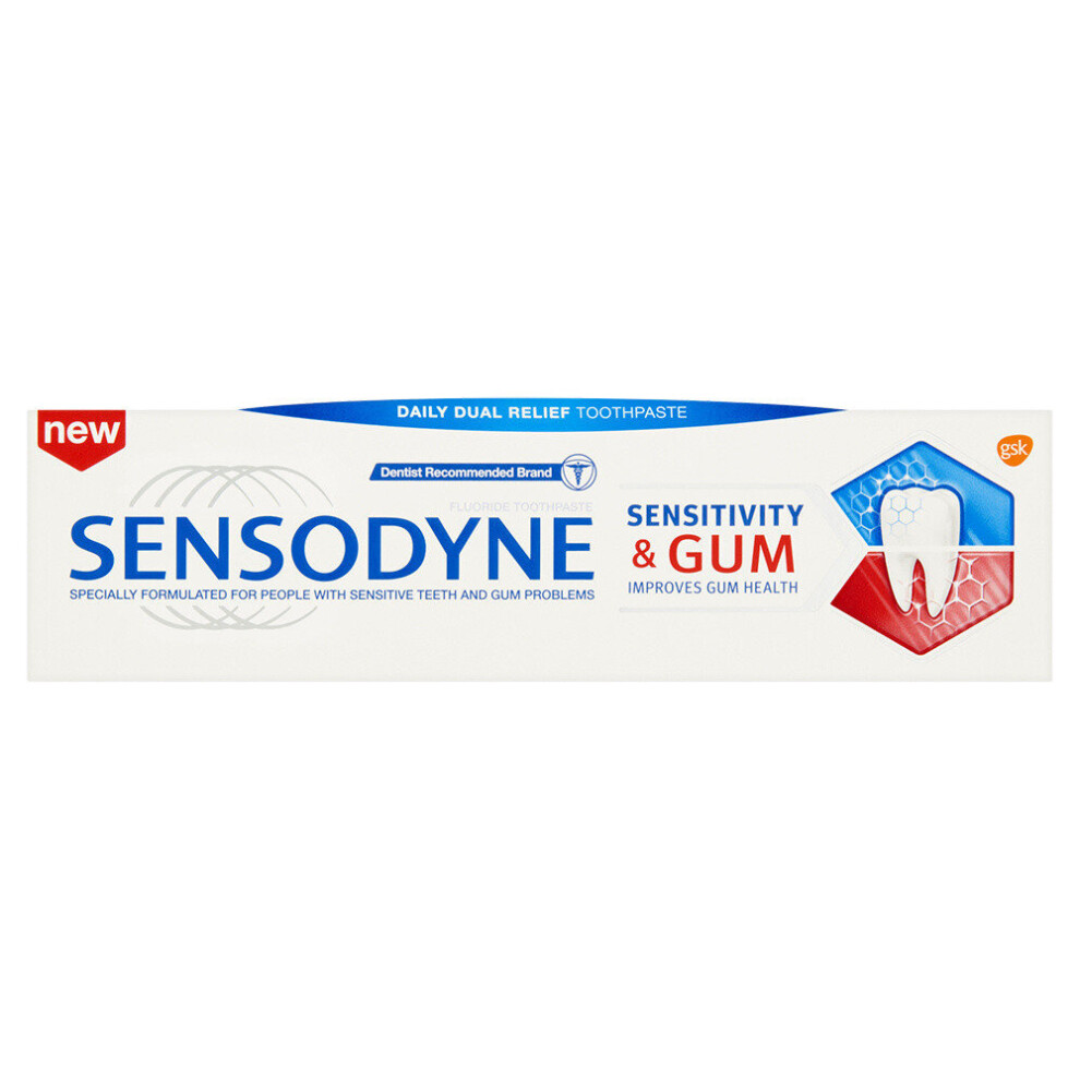 Sensodyne Sensitivity & Gum Fluoride Toothpaste 75ml