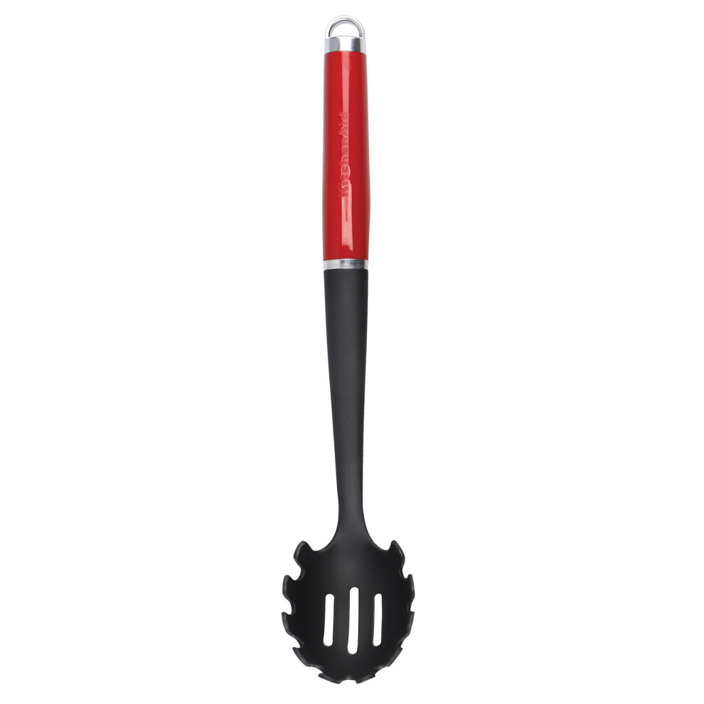 Kitchenaid Pasta Server, Heat Resistant Non-Stick Spaghetti Spoon Empire Red