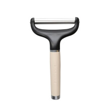 KitchenAid Almond Cream Cheese Slicer - Stainless Steel Wire Cutter for Hard & Semi-Soft Cheeses, Ergonomic Handle, Dishwasher Safe