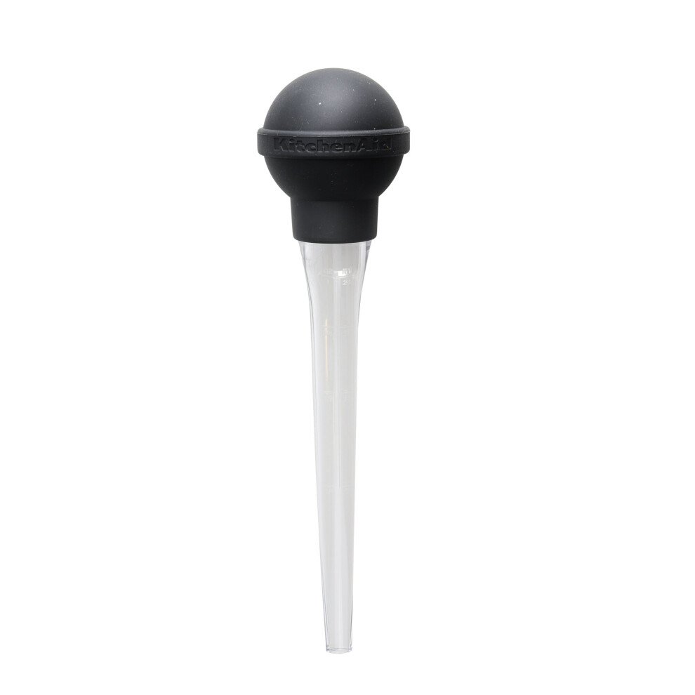 KitchenAid Turkey Baster, Heat Resistant Basting Syringe with Silicone Bulb