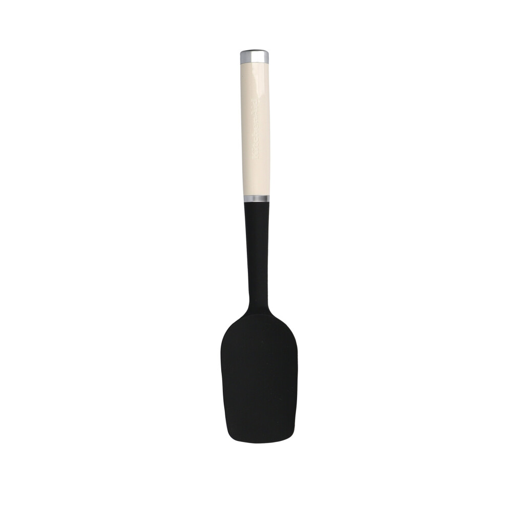 KitchenAid Silicone Spoon Spatula, Heat Resistant Cooking Utensil  Almond Cream