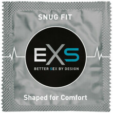 100 X EXS Snug Fit Small Size Condoms Close Fitting Tight Fit