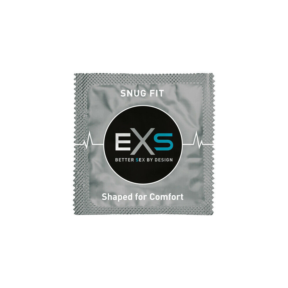 100 X  EXS Snug Fit Small Size Condoms Close Fitting Tight Fit