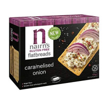 Nairns Gluten Free Caramelised Onion Flatbreads 150g (Pack of 6)