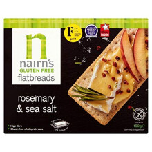 Nairns Rosemary & Sea Salt Flatbread 150g (Pack of 6)