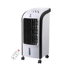 Portable Air Cooler with Humidifier Function 3 Speed Setting and Remote Control 4L- White-Black