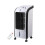 Portable Air Cooler with Humidifier Function 3 Speed Setting and Remote Control 4L- White-Black 1