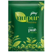 Godrej Nupur Mehendi poudre 9 herbes mélange, 150 grammes (1 paquet)
