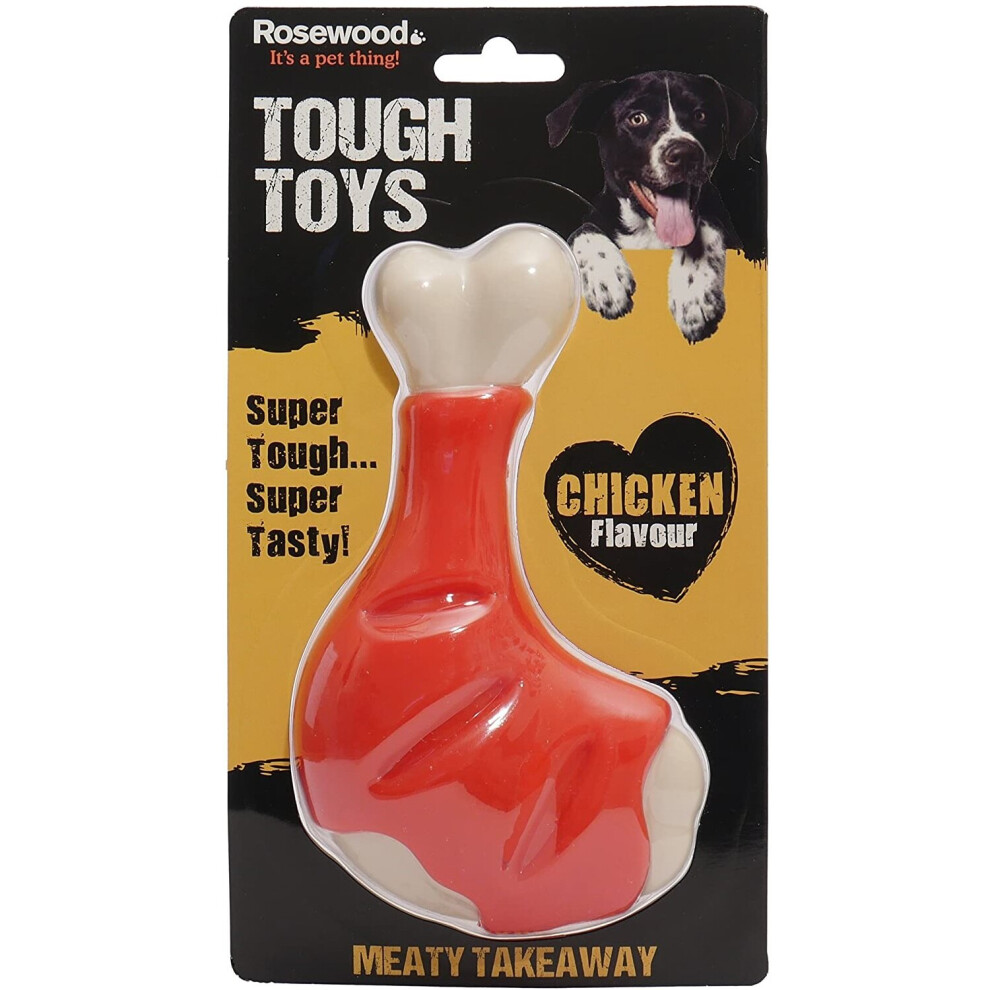 Rosewood Chicken Leg Dog Chew Toy