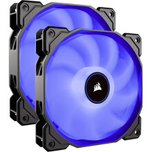 Corsair Air Series AF140 LED (2018) Blue 140mm Fan Dual Pack, 2 Pack