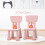 Gymax Children Play Table with 2-Piece Chairs for Eating Drawing Writing 7
