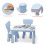 Gymax Children Play Table with 2-Piece Chairs for Eating Drawing Writing 6