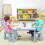 Gymax Children Play Table with 2-Piece Chairs for Eating Drawing Writing 3