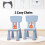 Gymax Children Play Table with 2-Piece Chairs for Eating Drawing Writing 5