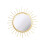 Sass & Belle Gold Sunburst Mirror 1