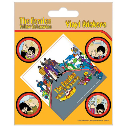 The Beatles - Yellow Submarine Vinyl Sticker