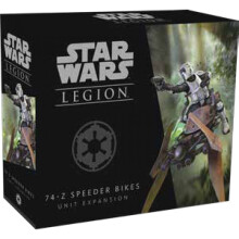 Star Wars Legion 74-Z Speeder Bikes EXPANSION | Tvåspelarbattle | Miniatyrspel | Strategispel för vuxna och tonåringar