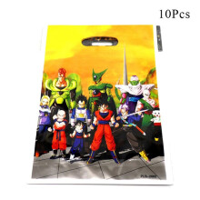 (10pcs-Gift Bags) Dragon Ball Z Theme Party Decor Supplies Tableware