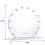 Living And Home Hollywood Semicircle Tabletop Make Up Mirror with Light Dimmable LED Bulbs 5