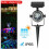 Solar LED Carnival Moving Colour Changing Spotlight Garden Light 4
