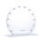 Living And Home Hollywood Semicircle Tabletop Make Up Mirror with Light Dimmable LED Bulbs 4