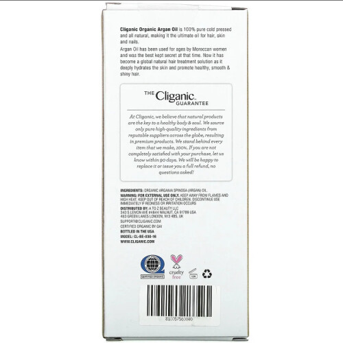Cliganic, Bio-Arganöl, 16 fl oz (473 ml) 2