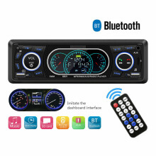 Single DIN Car Stereo MP3 Player Bluetooth FM SD 2 USB AUX Audio Radio Head Unit