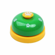 (Green) Pet Small Dog Cat Feeding Calling Bells Puppy Metal Potty Toilet Training Bell