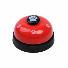 (Red) Pet Small Dog Cat Feeding Calling Bells Puppy Metal Potty Toilet Training Bell