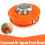 (Orange) Universal Cutter Trimmer Head Strimmer Grass Bump Feed Spool Brush Lawnmower 1