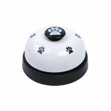 (White) Pet Small Dog Cat Feeding Calling Bells Puppy Metal Potty Toilet Training Bell
