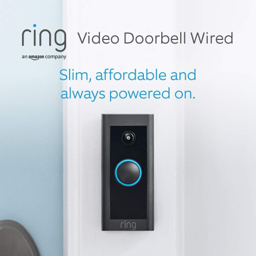 Ring Ring Video Doorbell Wired HD Video, Advanced Motion Detection 1